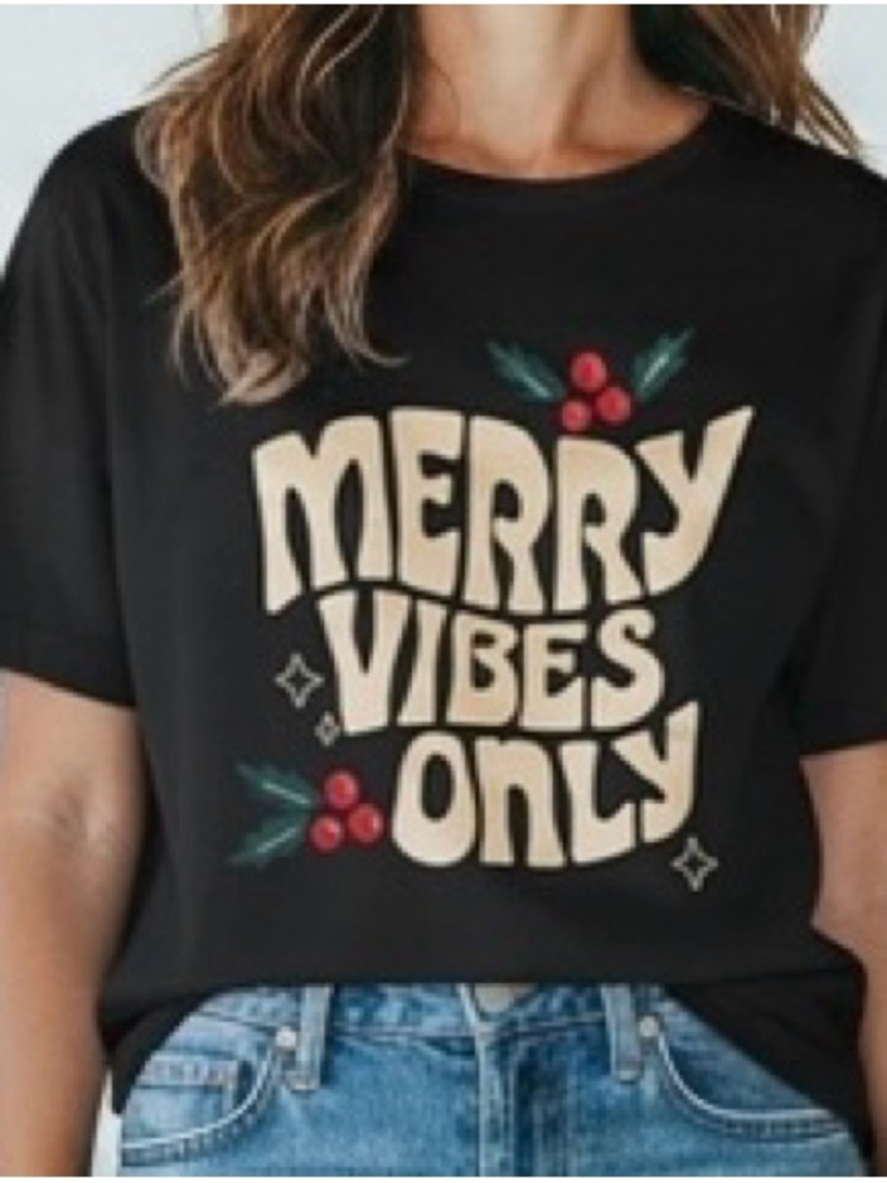Old Navy Black Graphic Tee with White Logo